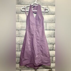 Jacob Y2K Halter Style Lavender Midi Dress Sz 5/6